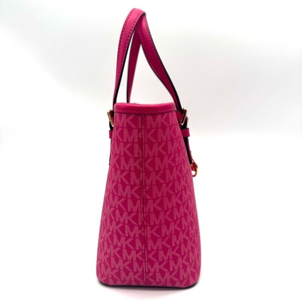 Michael Kors Jet Set Travel Extra-Small Top Zip Tote Bag Electric Pink (NWT) - Picture 4 of 10